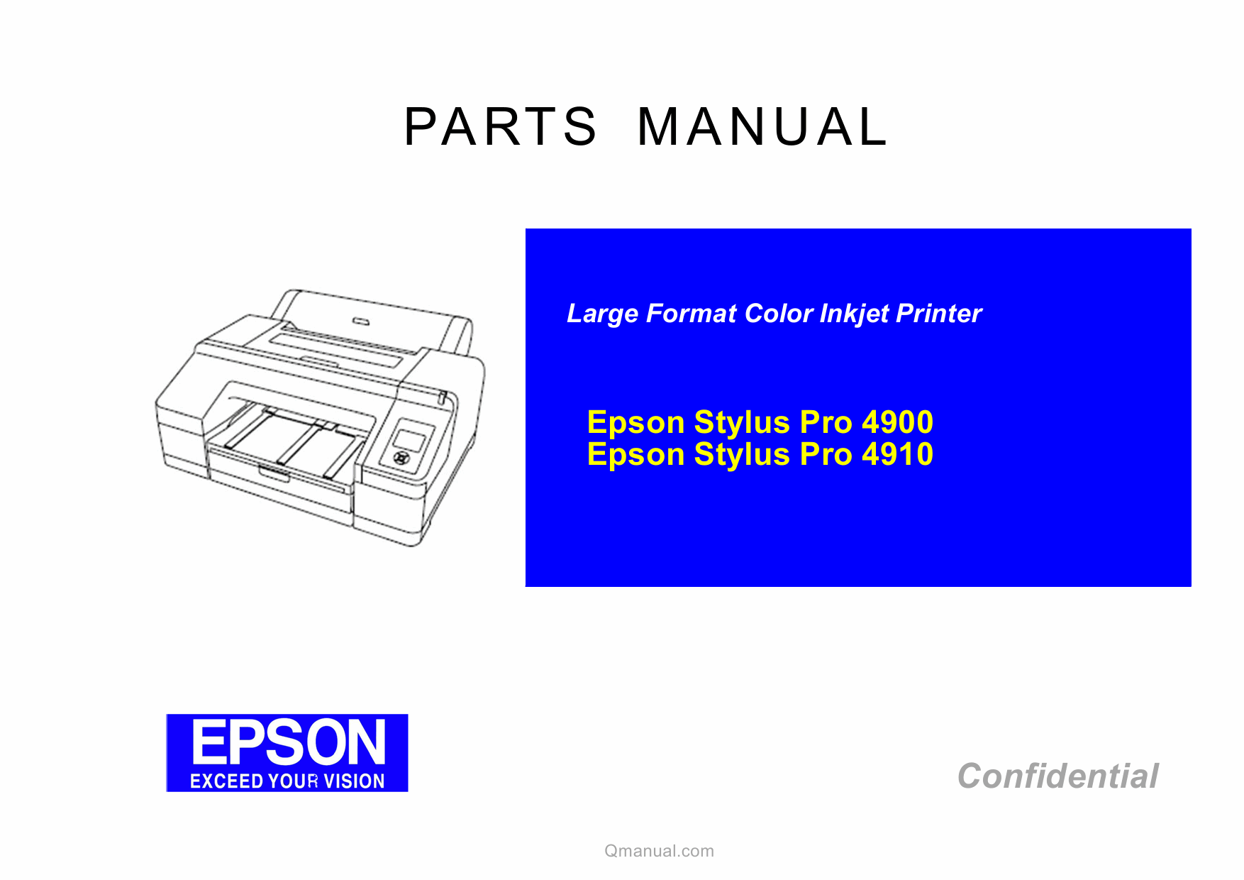 EPSON StylusPro 4900 4910 Parts Manual-1